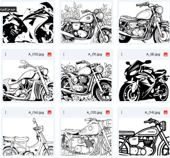 Motorcycle Collection – 237 Vector Illustrations for Creative Activities