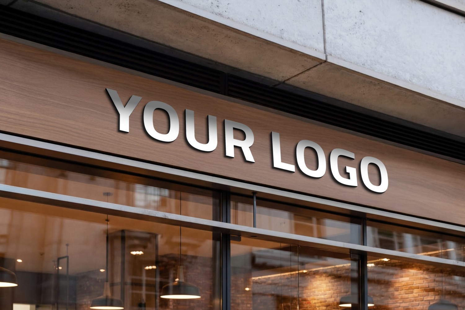 Professional Mockup for Company & Restaurant Logos