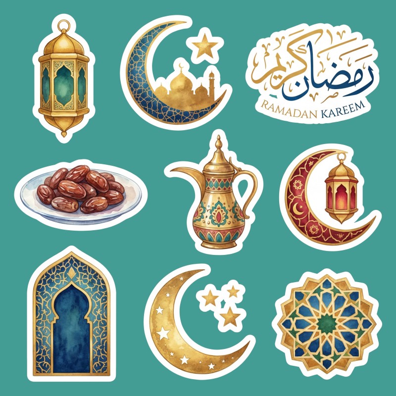 Creative Ramadan Themed Sticker